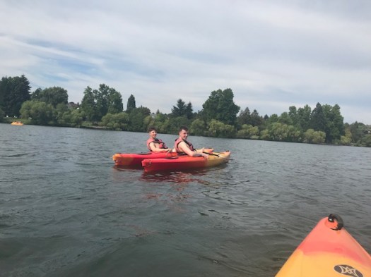 Kayaking on Green Lake