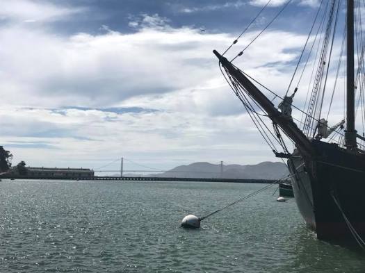 Golden Gate Bridge from the Maritime National Park