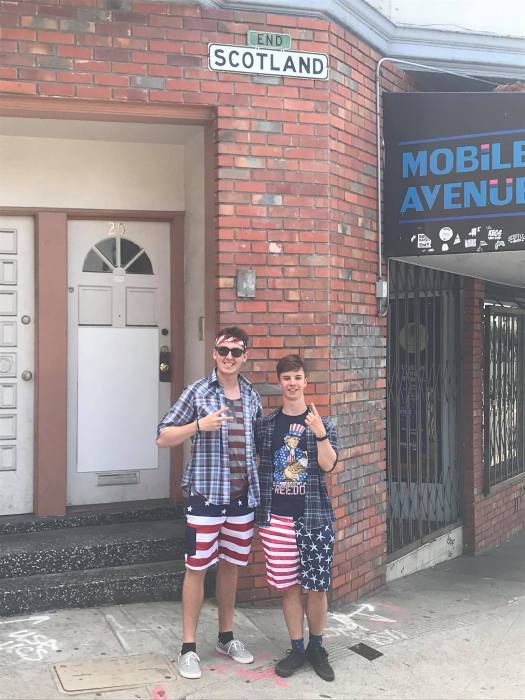 Two Americans in Scotland