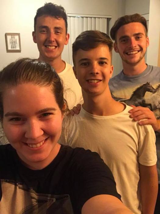 Last night with the boys