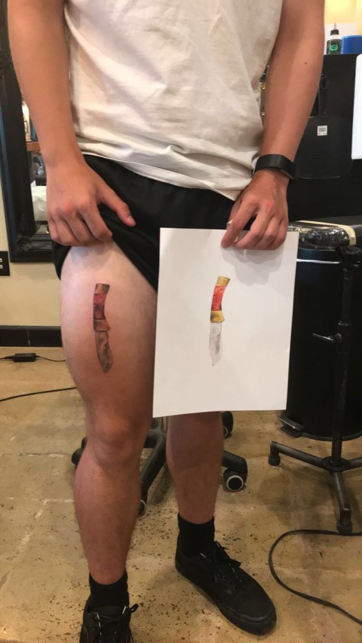 Sean's new tattoo